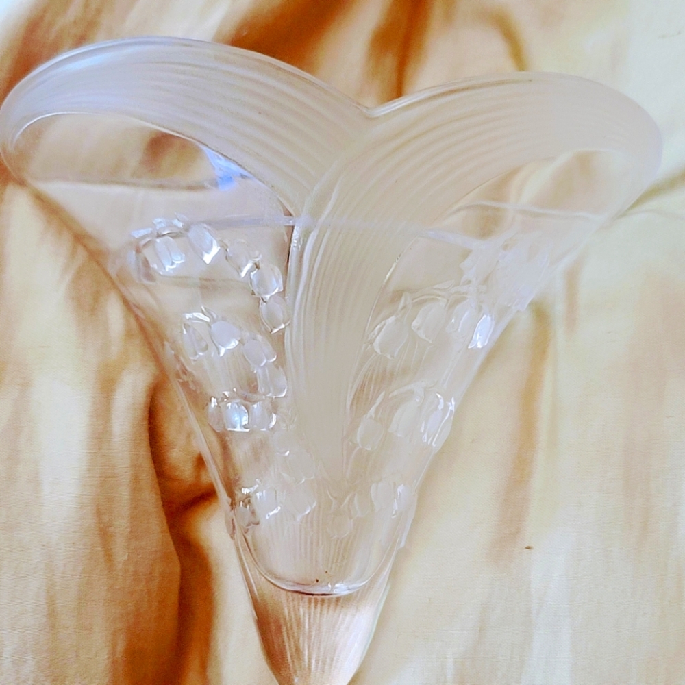Hoya Japan Crystal Glass Wall Vase